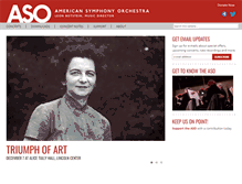 Tablet Screenshot of americansymphony.org